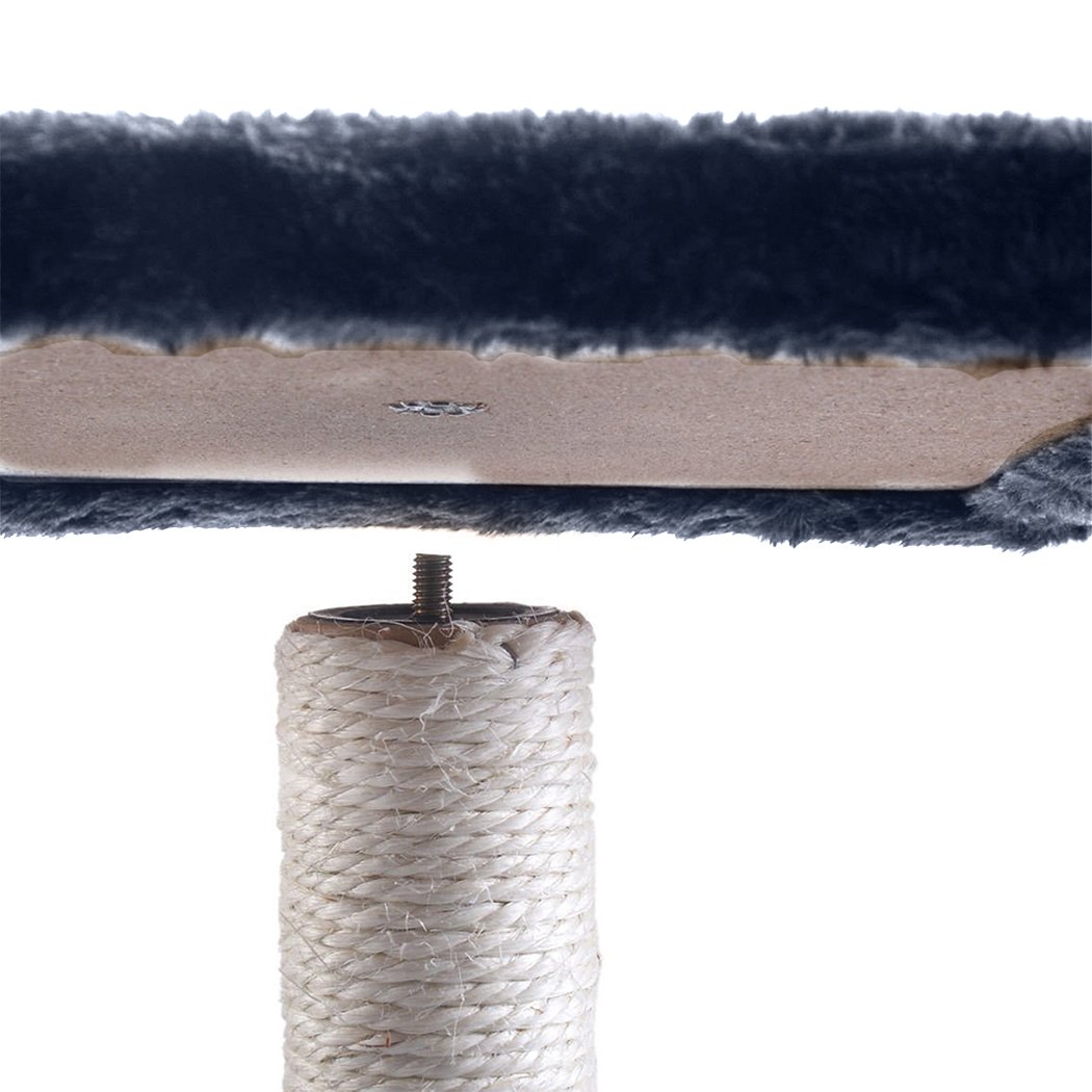 PaWz 0.6M Cat Scratching Post Tree with plush cover and sisal-wrapped poles, designed for climbing and scratching.